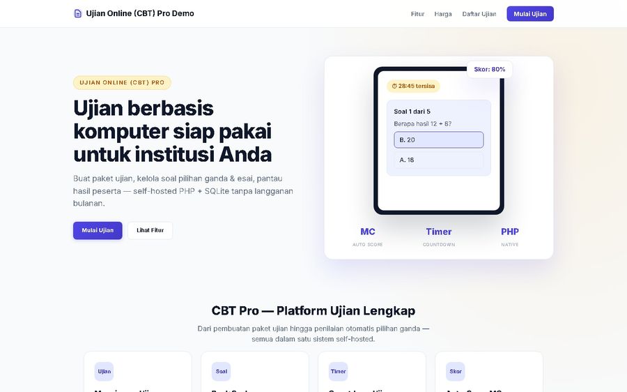 CBT Online Sekolah: Checklist Go-Live (2026)
