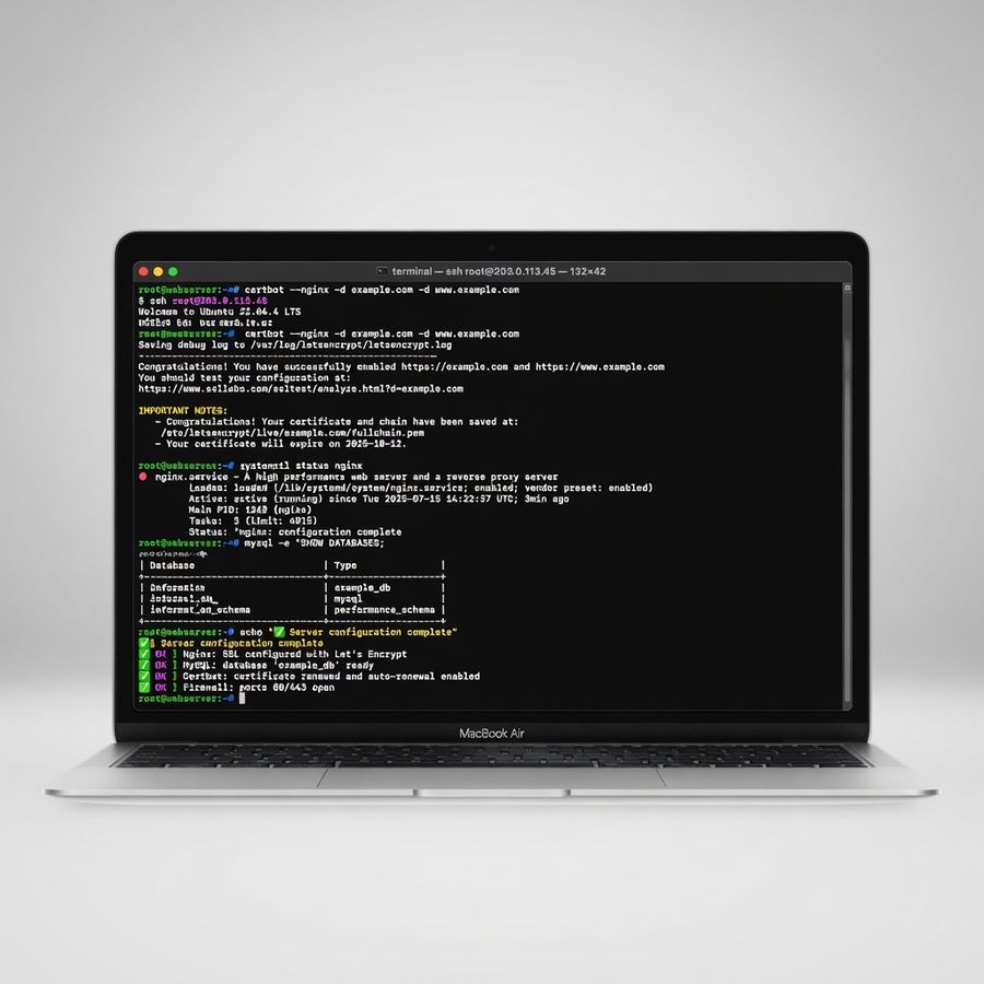 Jasa Setup Server VPS (Nginx/Apache)