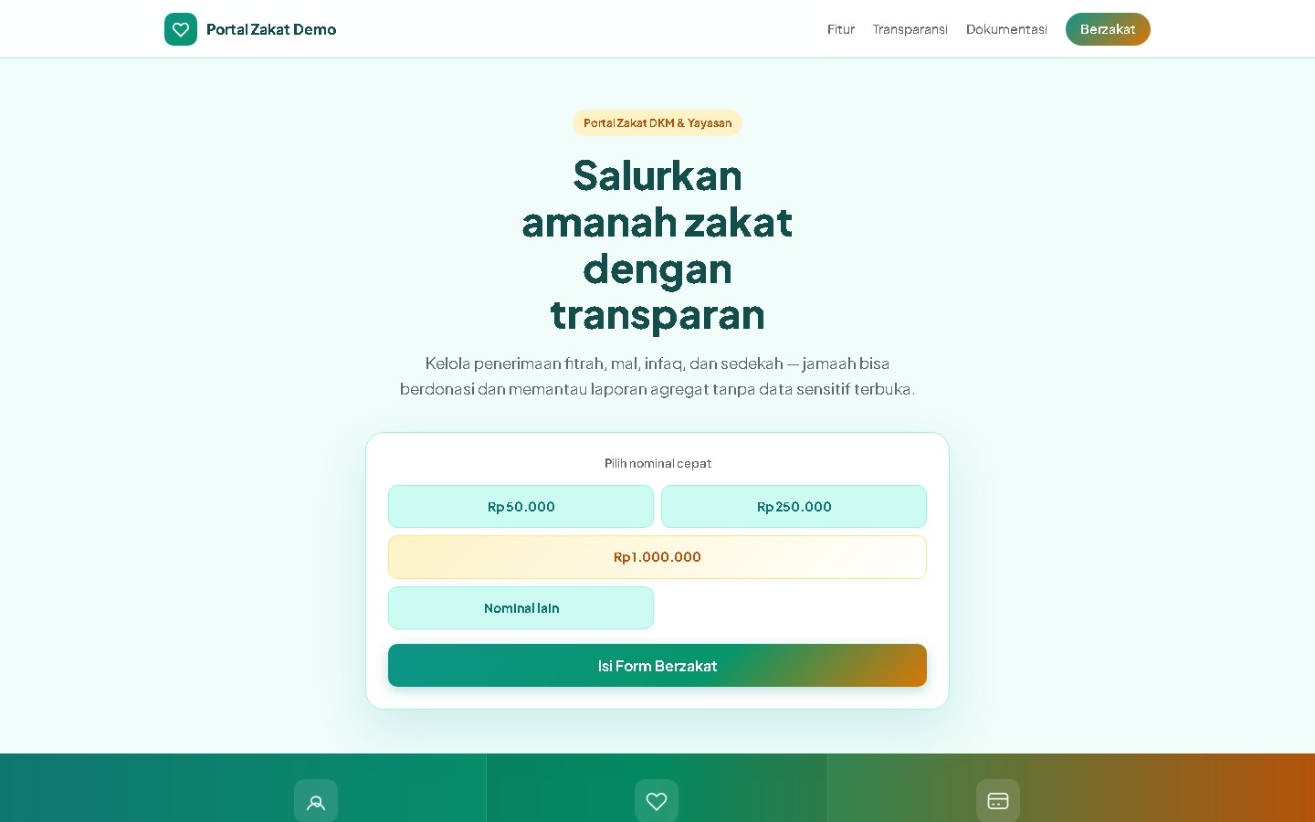 Portal Zakat Digital untuk Yayasan (2026)