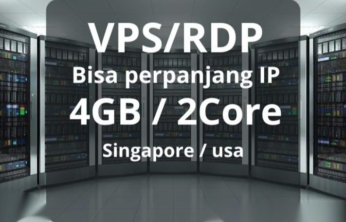 VPS/RDP 4GB 80ssd Full admin 30 days Bergaransi !