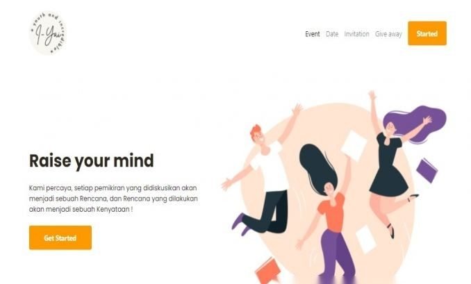 landing page informasi dan penjualan