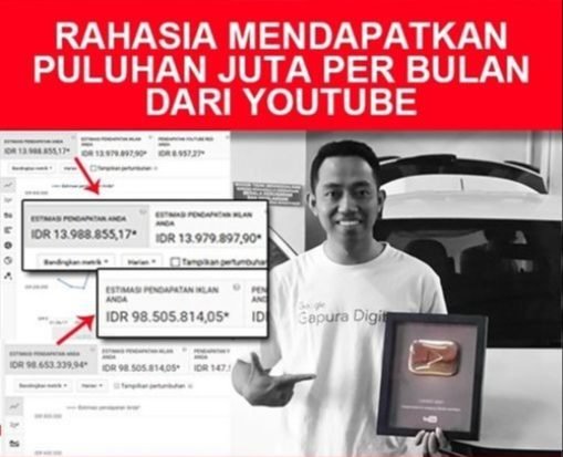 FLASH SALE Kursus belajar youtube (1-3 bulan sudah mulai menghasilkan uang)
