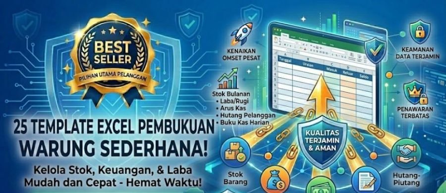 25 template excel pembukuan warung sederhana