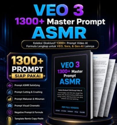 VEO 3 1300+ Master Prompt ASMR Full PDF