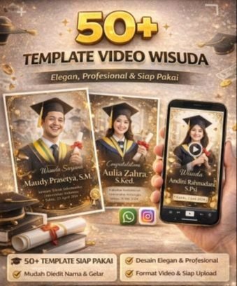 50 Template Video Wisuda | Elegan, Profesional & Siap Pakai