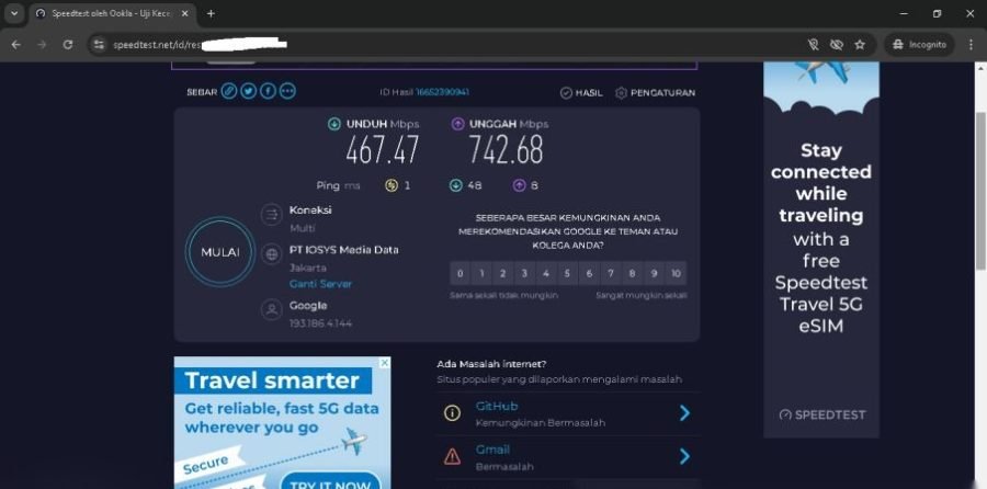 RDP/VPS Indonesia 5 Core 9 Gb Ram 50 Gb NVME Full Admin