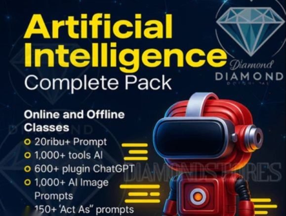 AI Complete Pack – Rahasia Jago Pakai AI dalam Waktu Singkat! Prompt, Image Plugin, Tools & Ecourse