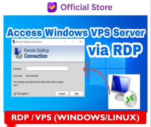 RDP / VPS WINDOWS / LINUX 1 CPU 2GB RAM 50GB SSD HIGH QUALITY FULL GARANSI REMOTE DESKTOP PROTOCOL / VIRTUAL PRIVATE SERVER