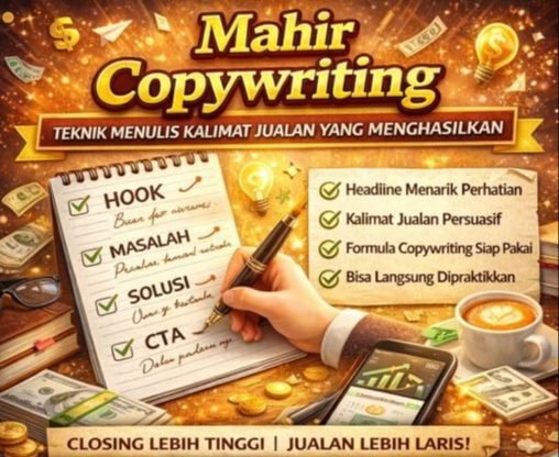 Mahir Copywriting | Teknik Menulis Kalimat Jualan yang Menghasilkan