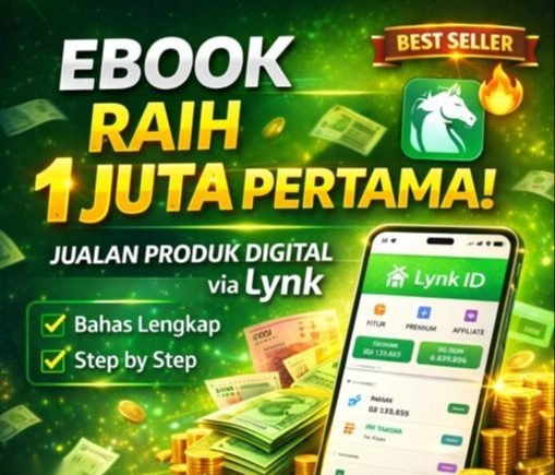 EBook Raih 1 Juta Pertama Jualan Produk Digital via Lynk – Panduan Lengkap dari Nol sampai Cuan