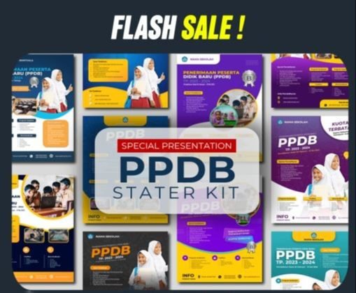 TEMPLATE PPT - PPDB SPECIAL PENERIMAAN PESERTA DIDIK BARU PRESENTASI SLIDE PREMIUM POWER POINT