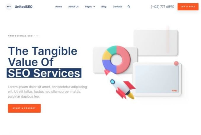 UnitedSEO - SEO and Digital Marketing Agency Elementor Template Kit