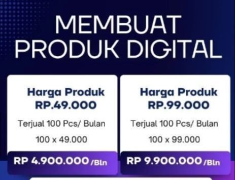 kursus/ecourse Membuat Produk Digital Sendiri