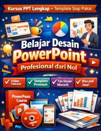 Belajar Desain PowerPoint Profesional dari Nol | Kursus PPT Lengkap