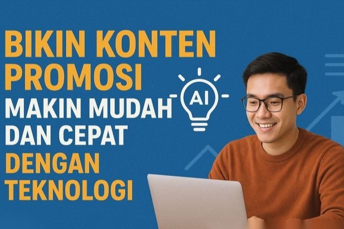 Ecourse Creative AI Bikin Konten Promosi Makin Mudah & Cepat dengan Teknologi Ai