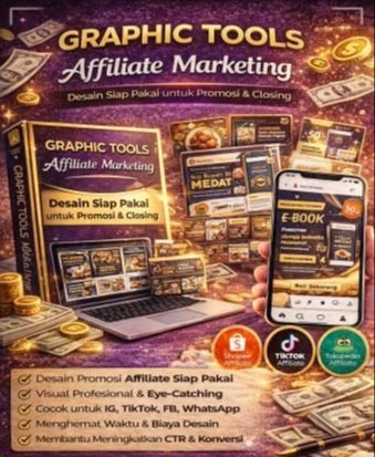 Graphic Tools Affiliate Marketing | Desain Siap Pakai untuk Promosi & Closing