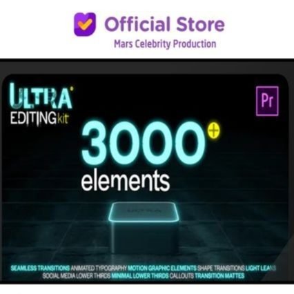 Paket 3000+ Ultra Elements Editing Kit Pack Premiere PRO