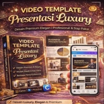 Video Template Presentasi Luxury | Desain Premium Elegan | Profesional & Siap Pakai