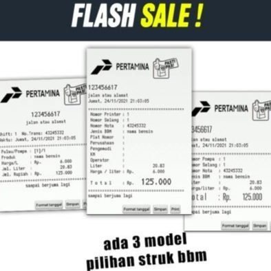 PROGRAM CETAK STRUK NOTA SPBU ANDROID BBM PERTAMINI BENSIN PRO FULL VERSION LIFETIME BERGARANSI VIP PREMIUM PLUS