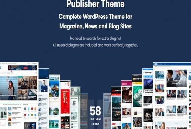 Jasa Install Themes Publisher Wordpress Lisensi Asli 1 Domain