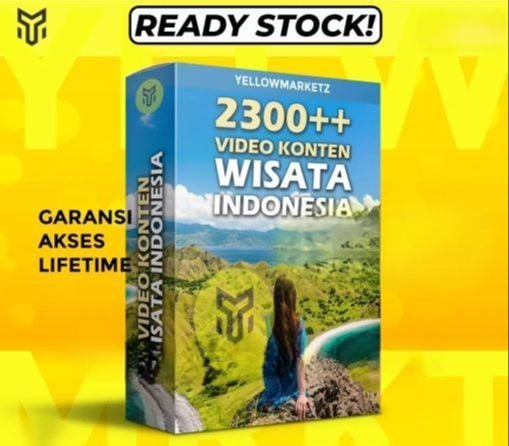 2300++ VIDEO KONTEN WISATA INDONESIA - Konten Video Portrait Siap FYP