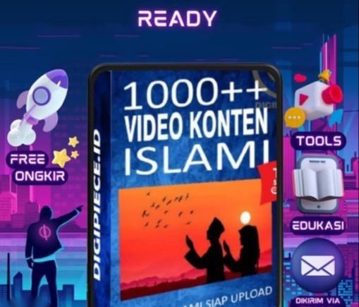 1000+ VIDEO KONTEN ISLAMI No Copyright Siap Upload Keperluan Konten Kreator Affiliate - Video Content FYP Islam Tanpa Watermark