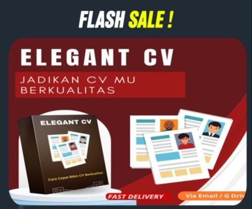 KOLEKSI 300+ TEMPLATE LAMARAN KERJA RESUME CV ELEGANT CURRICULUM VITAE - MS WORD PORTFOLIO PREMIUM
