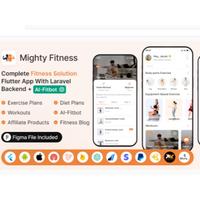 cd source code aplikasi fitness berbasis flutter untuk mobile android ios - Mighty Fitness: Complete Fitness Solution Flutter App With Laravel Backend + ChatGPT(AIFitbot)