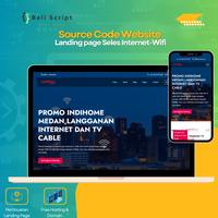 Jual Source Code Website Landing page Seles Internet-Wifi
