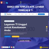 SOURCE CODE TEMPLATE HTML LAYANAN TEKNOLOGI & TI