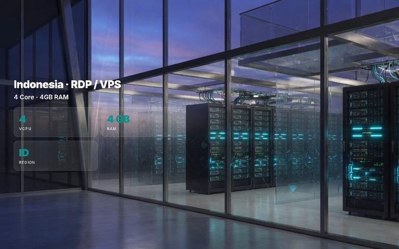 RDP/VPS INDONESIA BISA DIPERPANJANG, WINDOWS HIGH CPU 4 CORE, HIGH RAM 4GB, FULL ADMINISTRATOR, FULL GARANSI