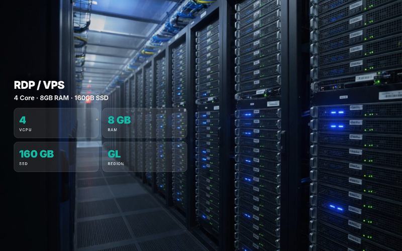 RDP / VPS WINDOWS / LINUX 4 CPU 8 GB RAM 160 GB SSD HIGH QUALITY FULL GARANSI REMOTE DESKTOP PROTOCOL / VIRTUAL PRIVATE SERVERS