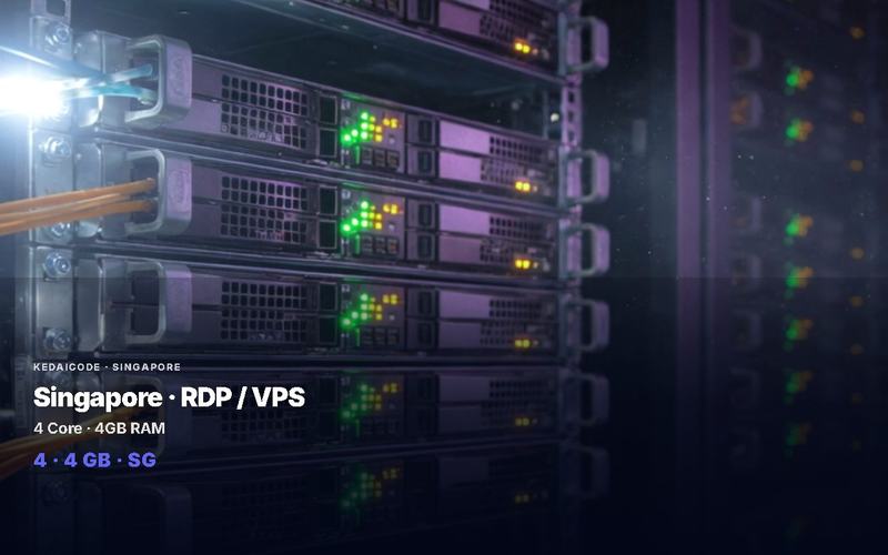 SINGAPORE RDP/VPS WINDOWS HIGH CPU 4 CORE, HIGH RAM 4GB, FULL ADMINISTRATOR, FULL GARANSI