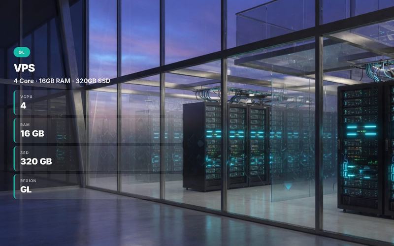 VPS 4 CPU 16 GB RAM 320GB SSD LINUX FULL ROOT