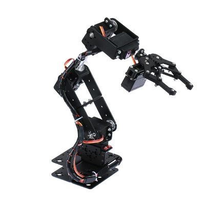 6 Dof Robot Arm Kit Manipulator Metal Alloy Mechanical Arm Clamp Claw Kit Mg996 Robot Diy Kit With Open Source Code And Tutorial