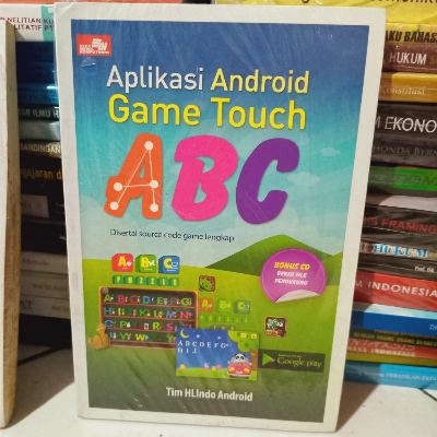 Buku "APLIKASI ANDROID GAME TOUCH ABC" DISERTAI SOURCE CODE GAME LENGKAP By TIM HLINDO ANDROID