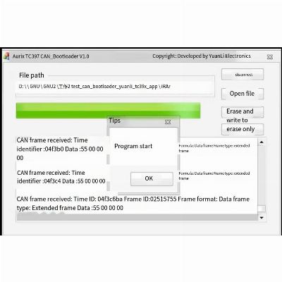 For Custom CAN Bootloader Infineon microcontroller bottom Boot source code upper computer burn software design