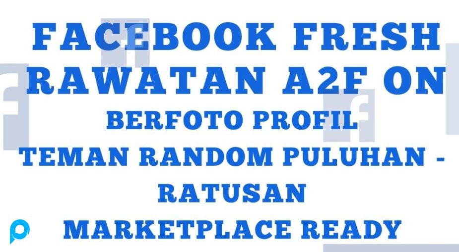 1 Akun Facebook Fresh fb fresh rawatan murah + MP+ 2FA ON +  Bergaransi ( Beli 10 Gratis 1 )