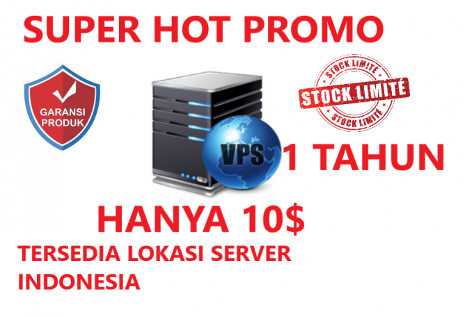 [ SUPER HOT PROMO] VPS MASA AKTIF 1 TAHUN TERMURAH