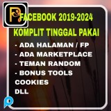1 Akun FB OLD/BERUMUR KOMPLIT & Bergaransi (2018-2024)