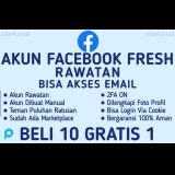 1 Akun Facebook Fresh Rawatan Berfoto Profil + FP + MP & A2F ON (Beli 10 Gratis 1)