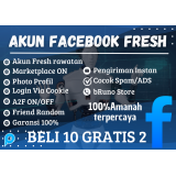 1 Akun Facebook Fresh Rawatan Berfoto Profil FULL Akses Email + A2F ON Cocok Untuk SPAM, ADS DLL. Sp