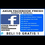1 Akun Facebook + Halaman/ FP + MP  Berfoto Profil, 2FA ( Beli 10 Gratis 1 )
