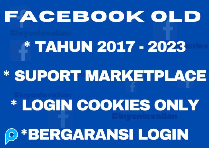 1 Akun Facebook Old fb old murah cocok Untuk spam+dll typical login Cookies only