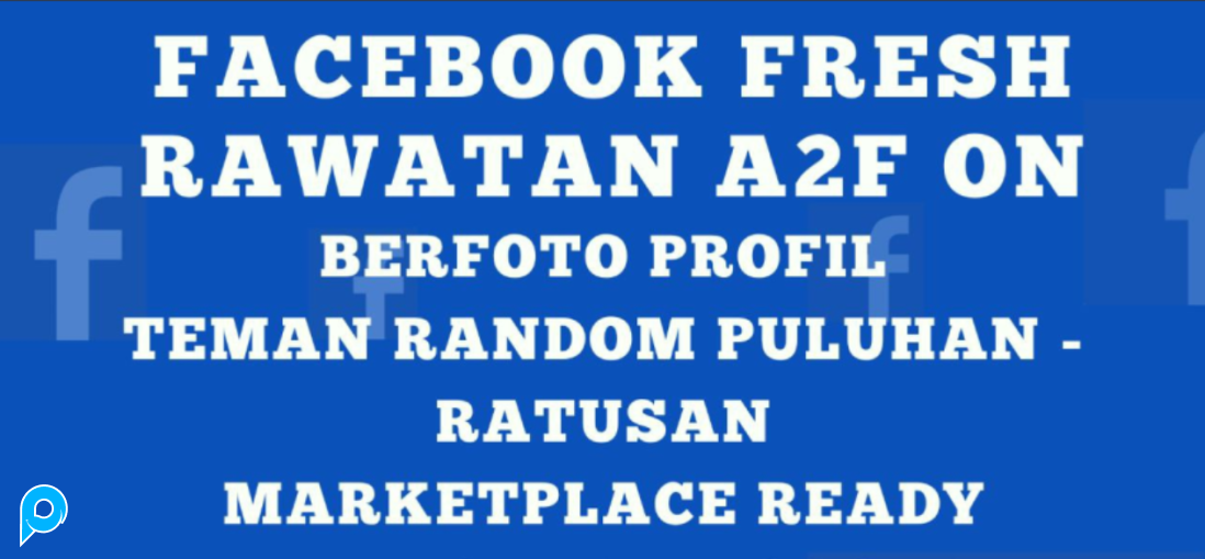 1 Akun Facebook fb Fresh murah 2FA ON + MP utk spam,dll Bergaransi(Beli 10 Gratis 1)