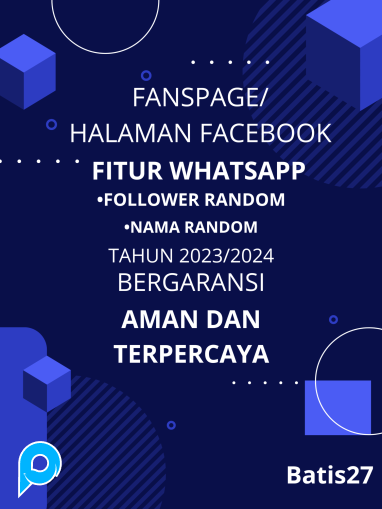 1 FANSPAGE / HALAMAN FITUR WHATSAPP / WA BISA UNTUK IKLAN FB ADS (BELI 10 GRATIS 1).
