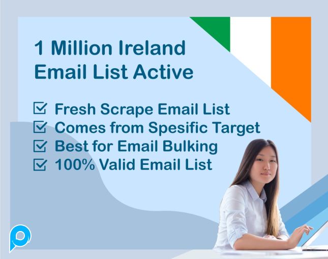 1 Juta Ireland Email List Aktif 2025