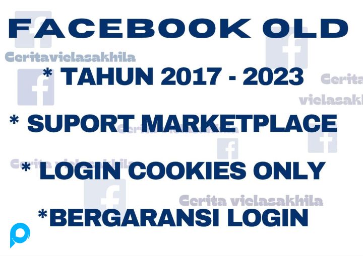 1 akun facebook old fb tua fb old murah cocok untuk spam,dll login cookies only