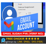 10 Akun Email Gmail Sudah PVA Verifikasi Nomor Verif No Tlp G-mail Fresh New Baru Login Tanpa Sesi E