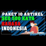 10 Artikel SEO 500 Kata Indonesia